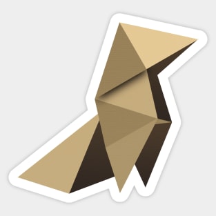 The Origami Figure Sticker